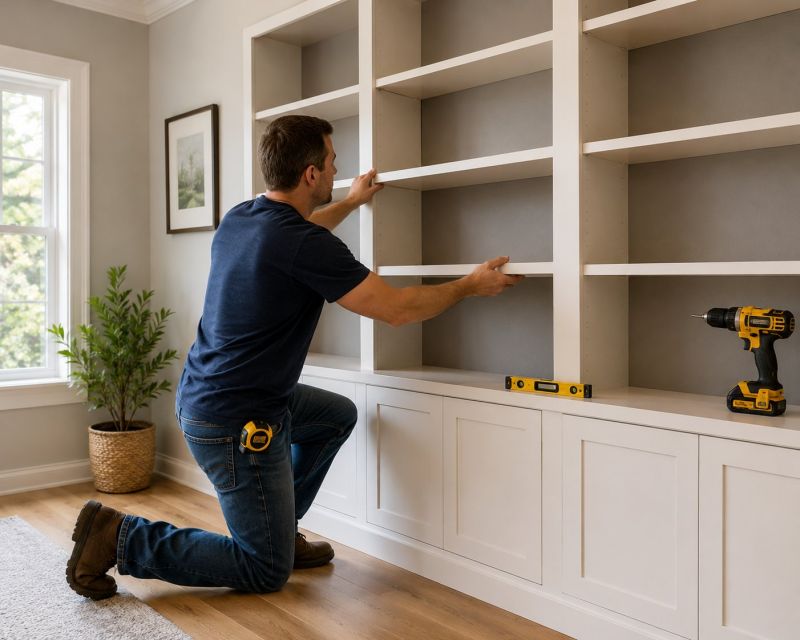 Bookcase Construction in Charlotte, NC