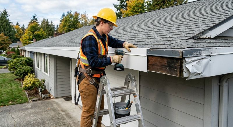 Metal Fascia Repair in Overland Park, KS