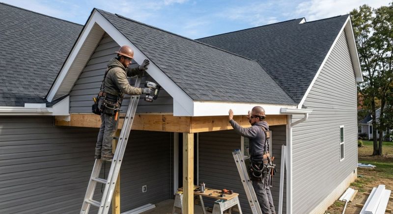 Roof Fascia Installation in Conroe, TX