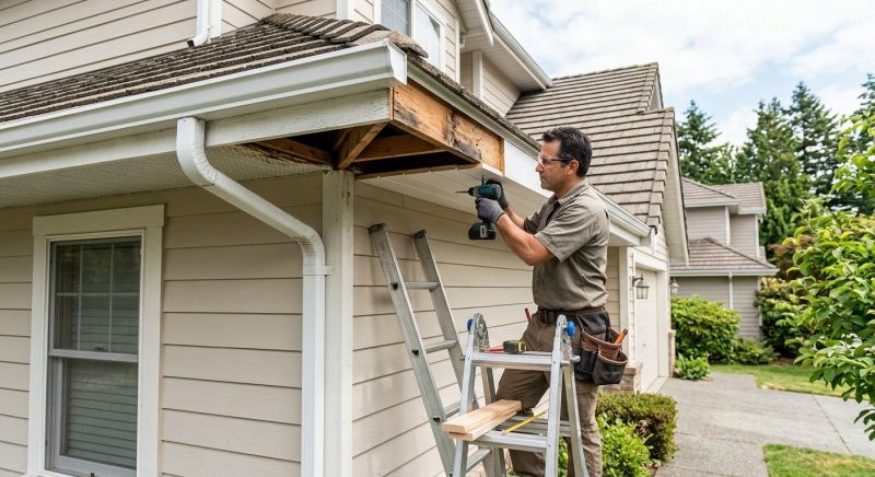 Soffit Damage Repair in Alpharetta, GA