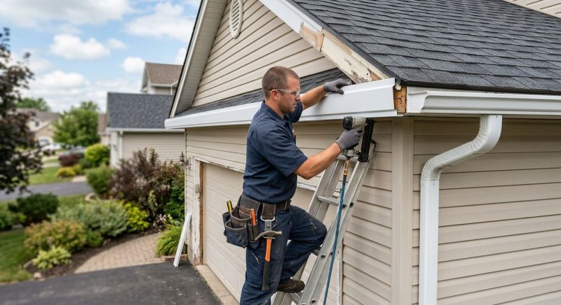 Aluminum Fascia Replacement in Kansas City, KS