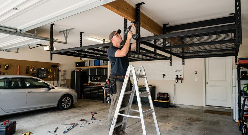 Ceiling Rack Installation in Rockville, MD