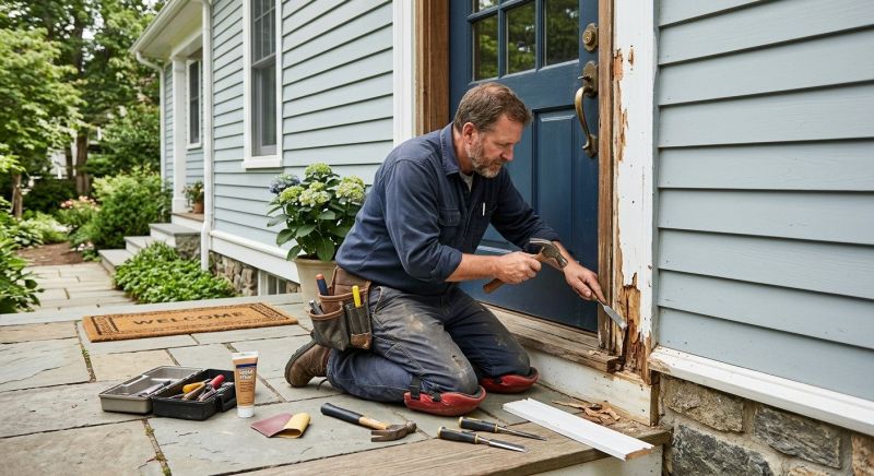 Exterior Door Trim Repair in Olathe, KS