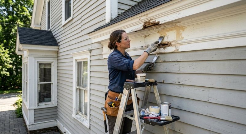 Exterior Window Molding Repair in Alpharetta, GA