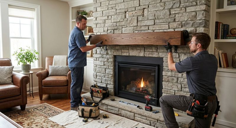 Fireplace Mantel Installation in Kansas City, KS