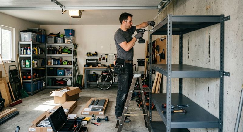 Garage Shelves Installation in Arlington, VA
