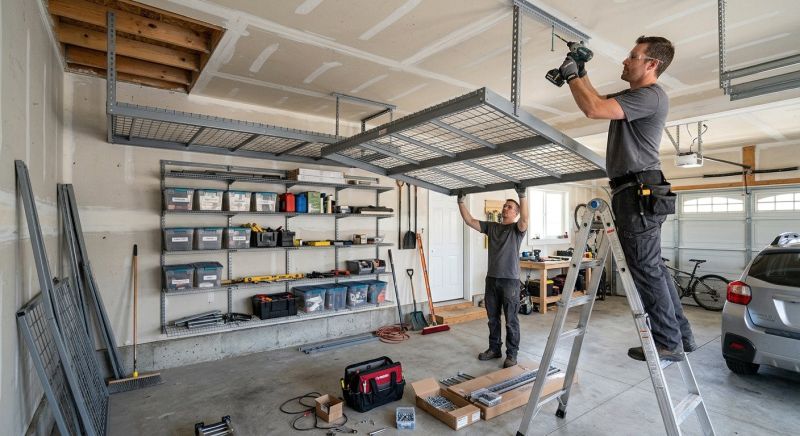 Garage Tool Rack Installation in Fairfax, VA