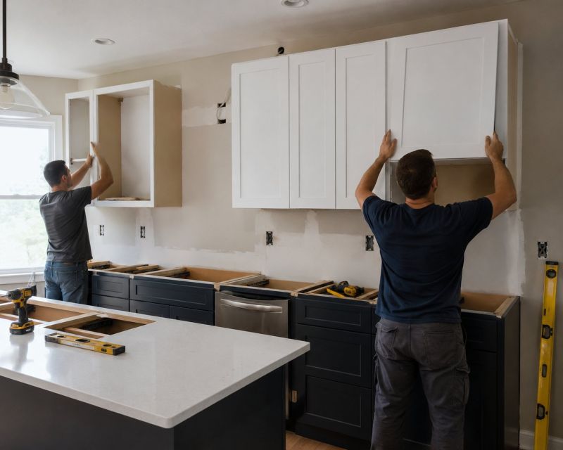 Kitchen Island Installation in Dayton, OH
