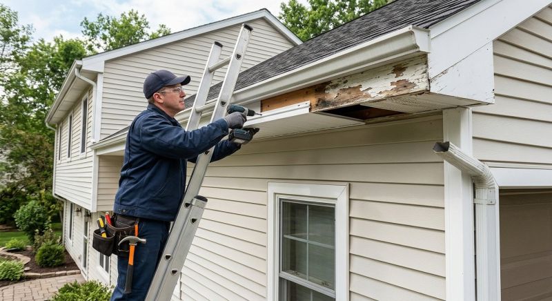 Metal Soffit Repair in Conroe, TX