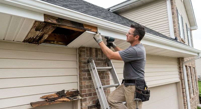 Metal Soffit Repair in Overland Park, KS