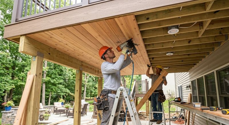Porch Ceiling Replacement in Olathe, KS
