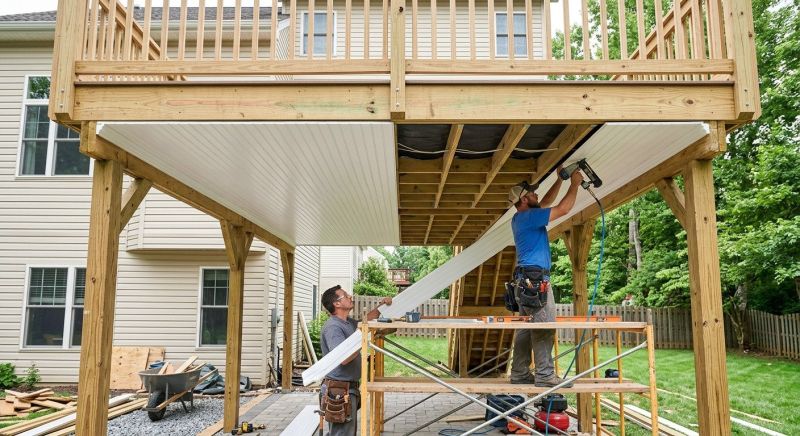 Porch Ceiling Replacement in Kansas City, KS