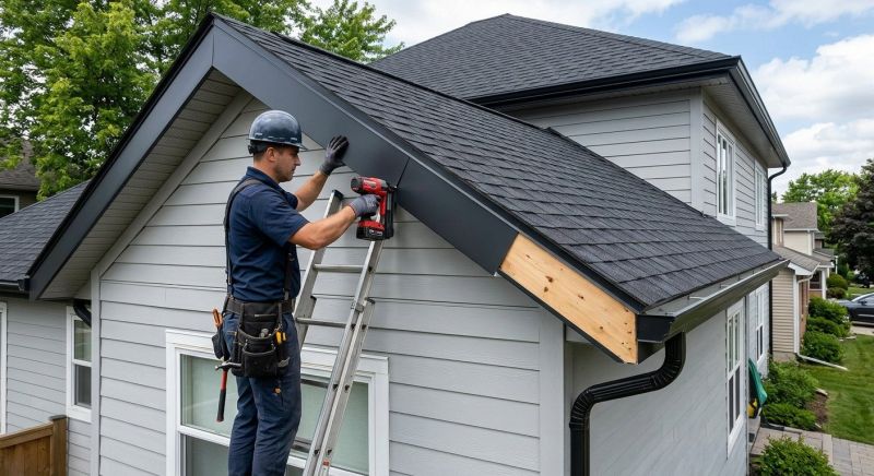 Roof Fascia Installation in Conroe, TX